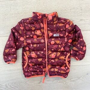 REI reversible puffer jacket 2t